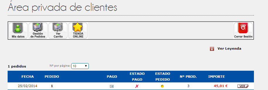 ejemplo �rea privada